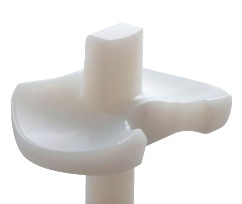 High-purity UHMWPE orthopedic implant material component manufactured by Orthoplastics